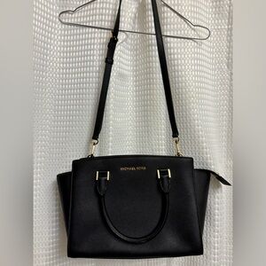 New Michael Kors Black Satchel Bag